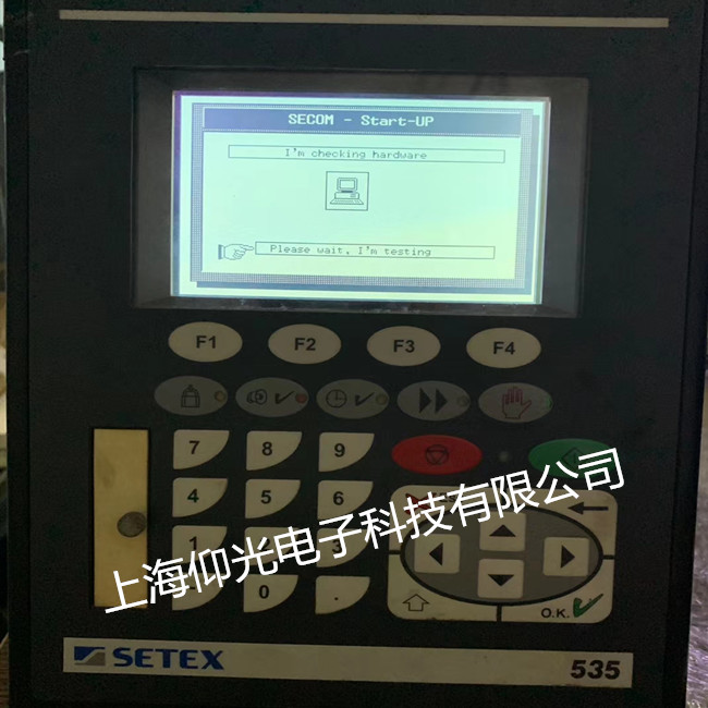 德國(guó)SETEX系統(tǒng)操作屏維修,SETEX印染機(jī)系統(tǒng)屏SECOM 535黑屏花屏修理快