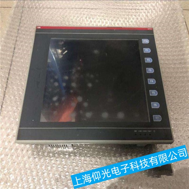 佛山ABB觸摸屏CP607上電后沒有顯示任何信息故障專業維修