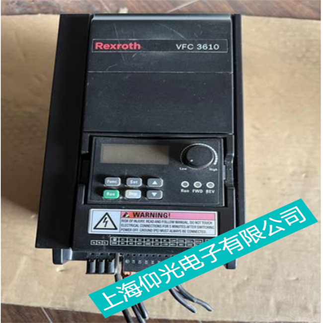 青浦力士樂變頻器VFC3210帶載后顯示過載或過電流故障維修專業快速