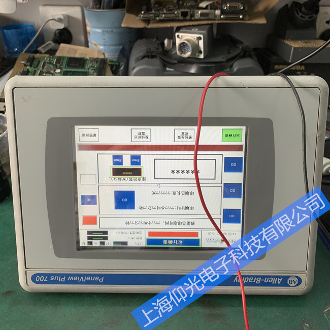 AB觸摸屏維修2711P-RDT12C觸摸屏開機進不了系統故障維修